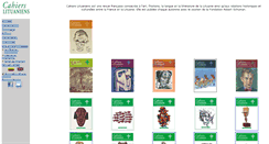 Desktop Screenshot of cahiers-lituaniens.org